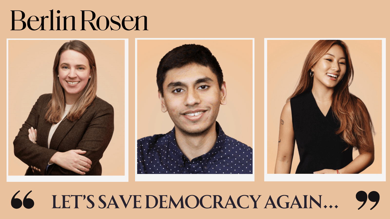 Berlin Rosen Save Democracy